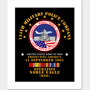 144th Military Police Co - 911 - ONE w SVC - Seal Posters and Art